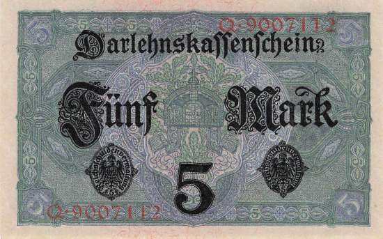 5 Mark 1917 Serie Q